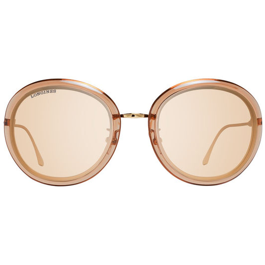 Longines Brown Metal Sunglasses