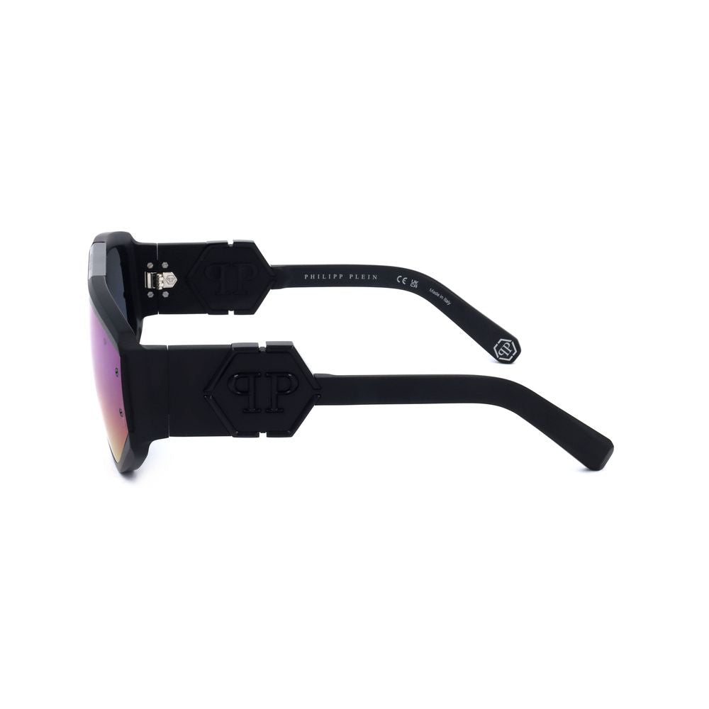 Philipp Plein Black Acetate Sunglasses