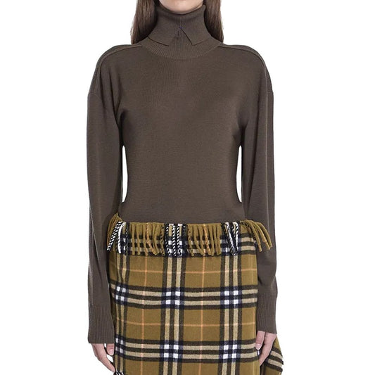 Burberry Brown Wool Sweatshirt