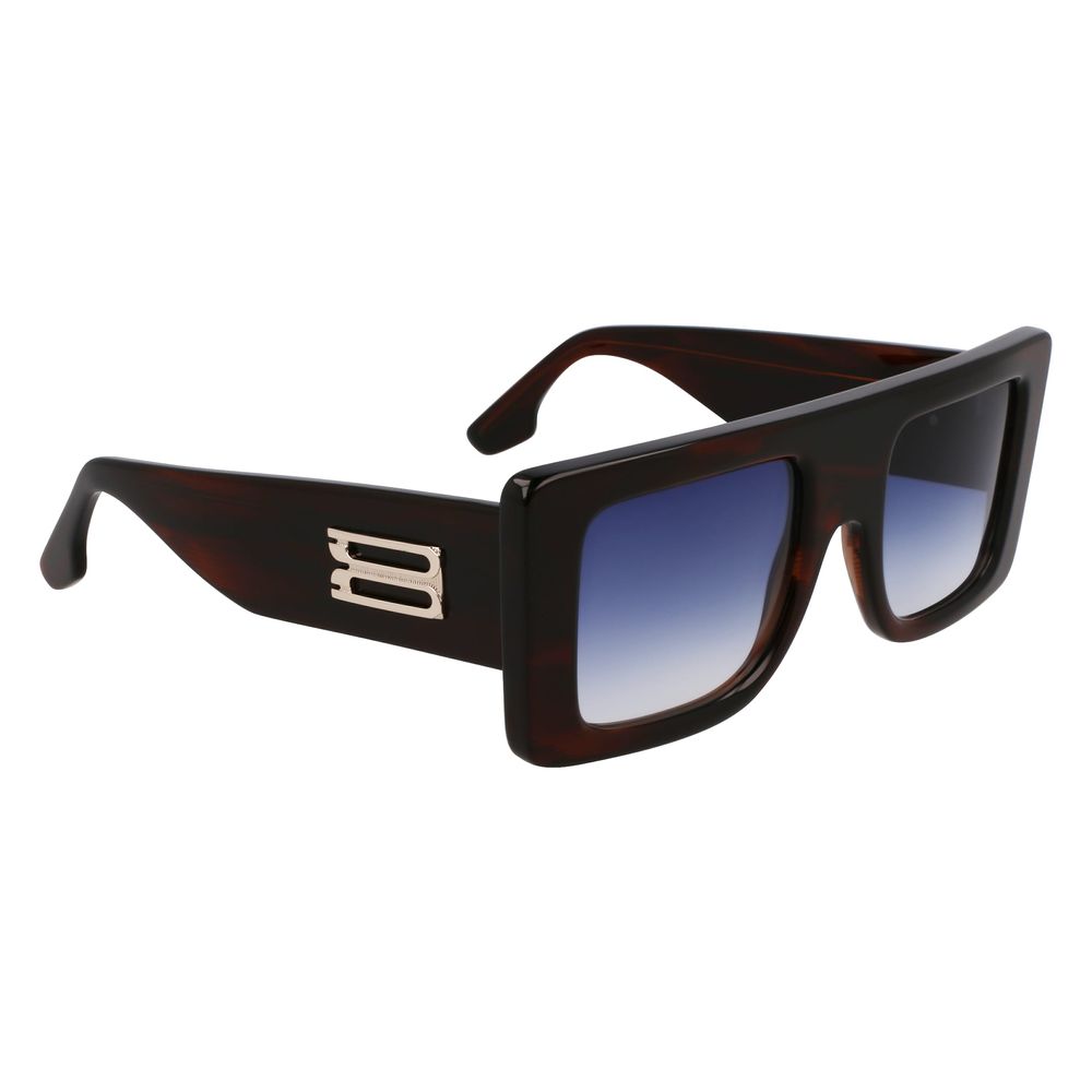 Victoria Beckham Brown Acetate Sunglasses