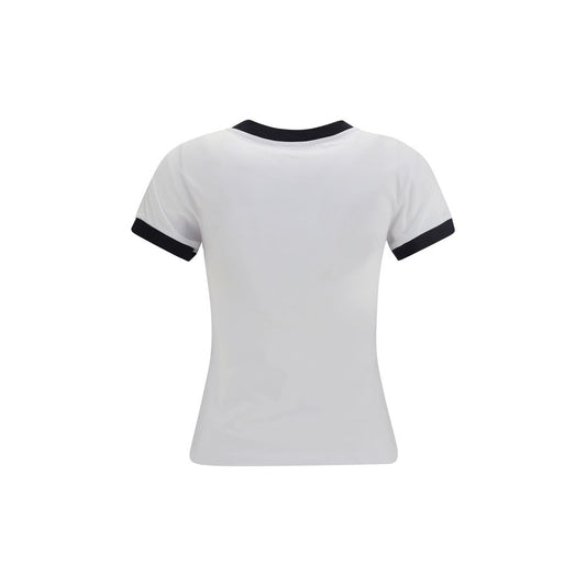 Ganni White Cotton T-Shirt