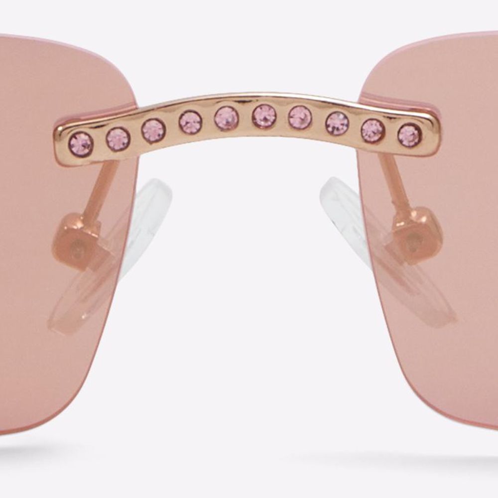 ALDO Rose Gold Polycarbonate Sunglasses