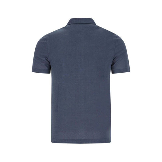 Fedeli Blue Cotton T-Shirt