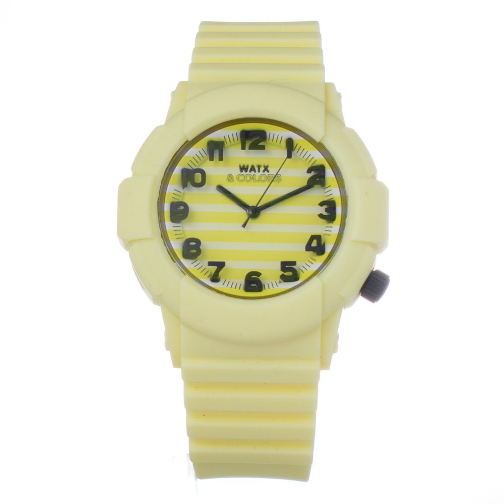 WATXANDCO Yellow Synthetic Digital Watch
