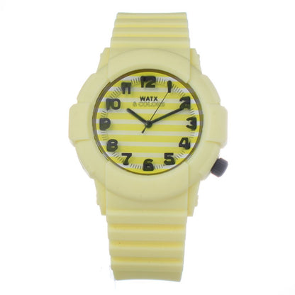 WATXANDCO Yellow Synthetic Digital Watch