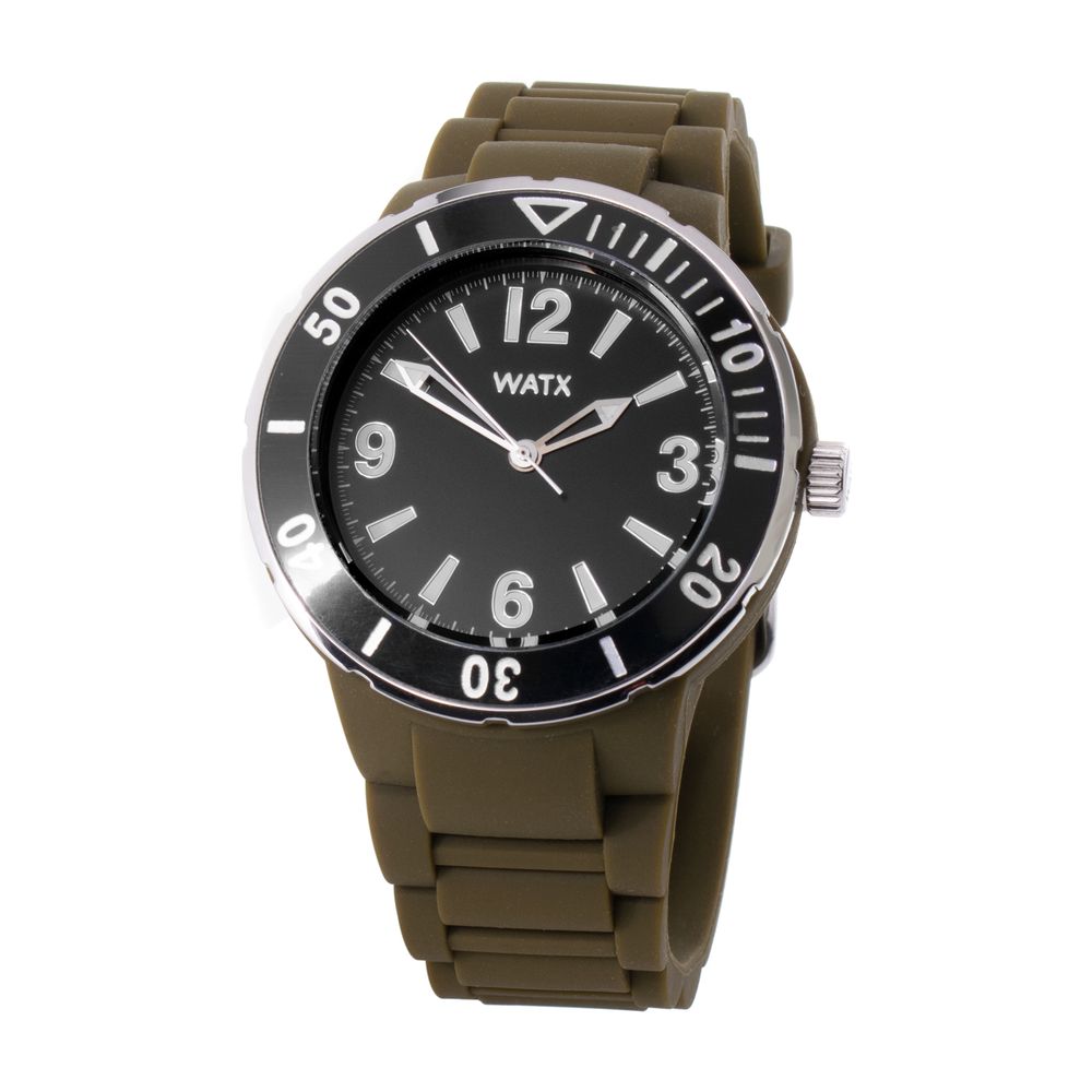 WATXANDCO Green Synthetic Sport Watch