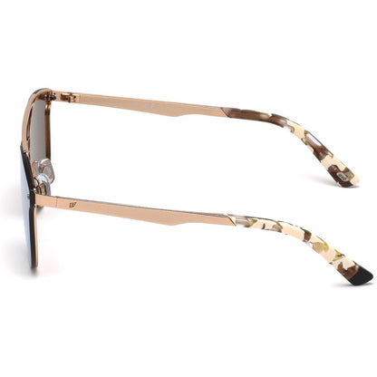 WEB EYEWEAR Pink Metal Sunglasses