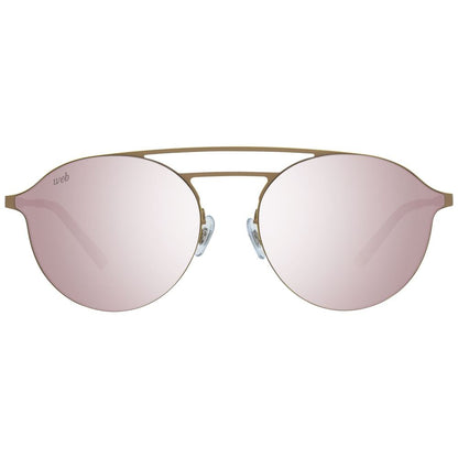 WEB EYEWEAR Brown Metal Sunglasses
