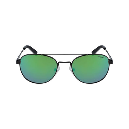 NAUTICA Black Metal Sunglasses