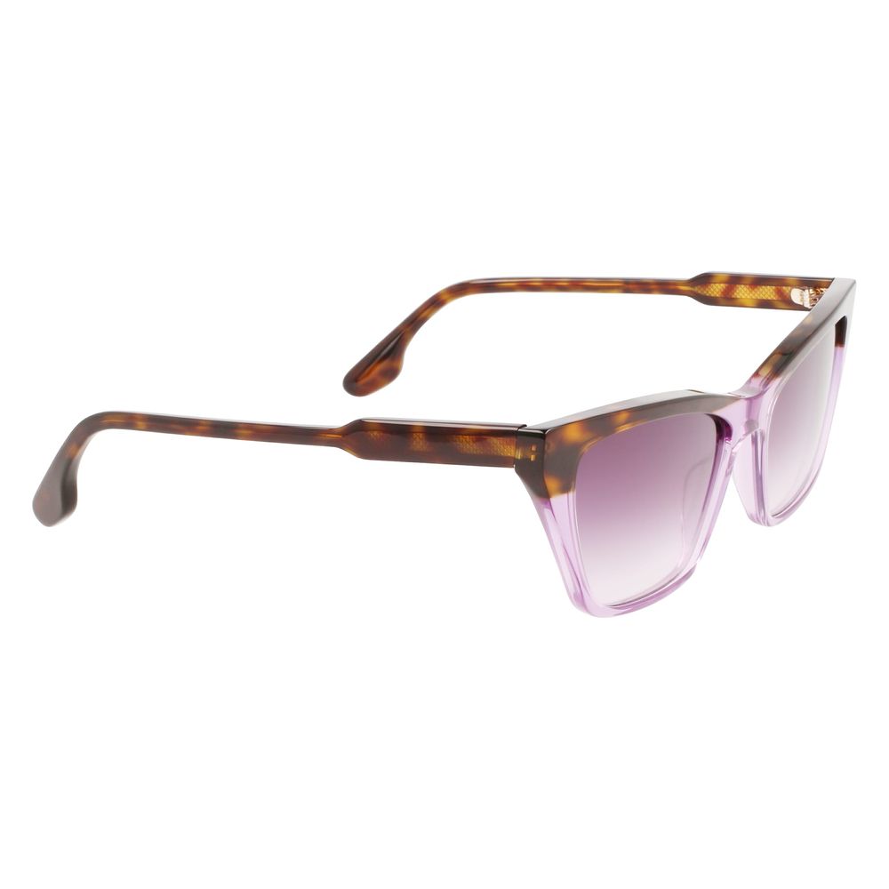Victoria Beckham Brown Acetate Sunglasses