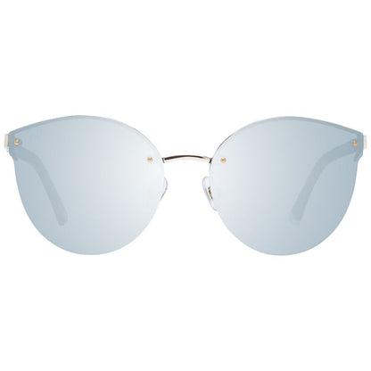 WEB EYEWEAR Gold Metal Sunglasses