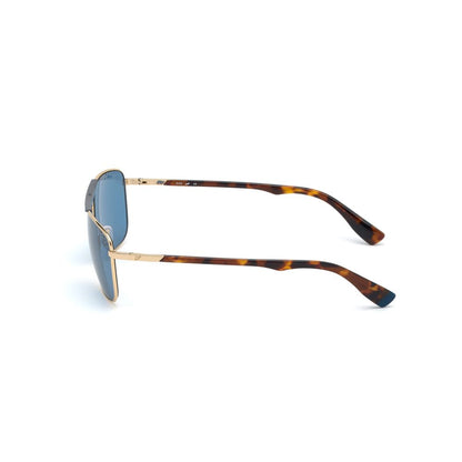 WEB EYEWEAR Gold Metal Sunglasses