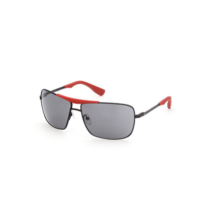 WEB EYEWEAR Black Metal Sunglasses