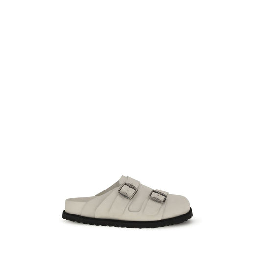 BIRKENSTOCK 1774 Beige Calf Leather Bos Taurus Mules
