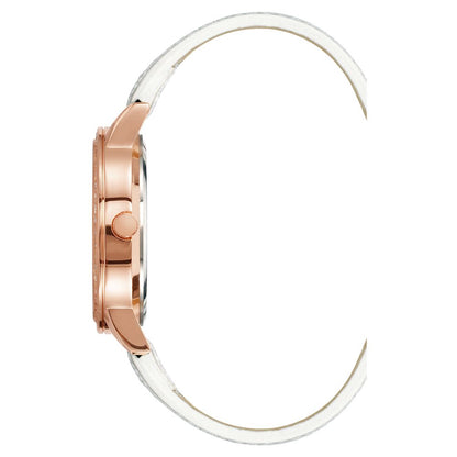 Juicy Couture White Plastic Dress Watch