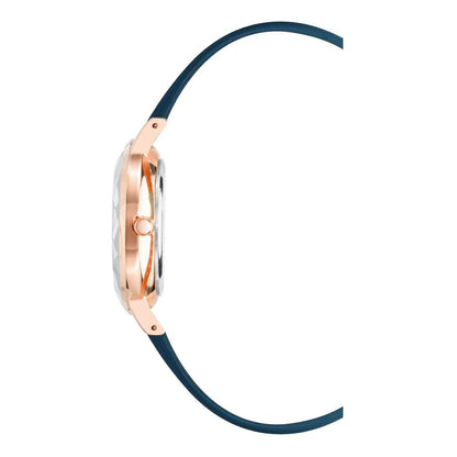 Juicy Couture Blue Plastic Dress Watch