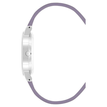 Juicy Couture Purple Plastic Dress Watch