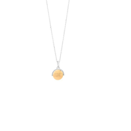 SECRECY Gray Silver Necklace