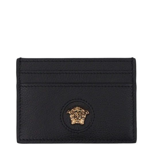 Versace Black Leather Cardholder