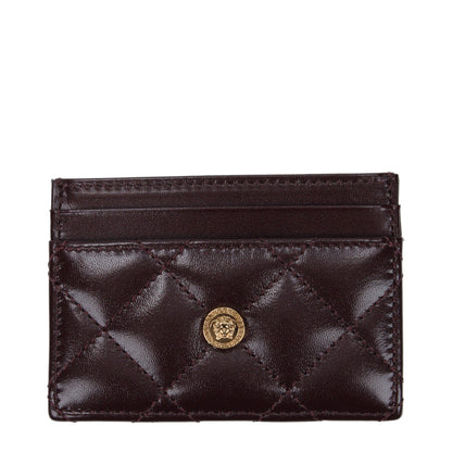 Versace Purple Leather Cardholder