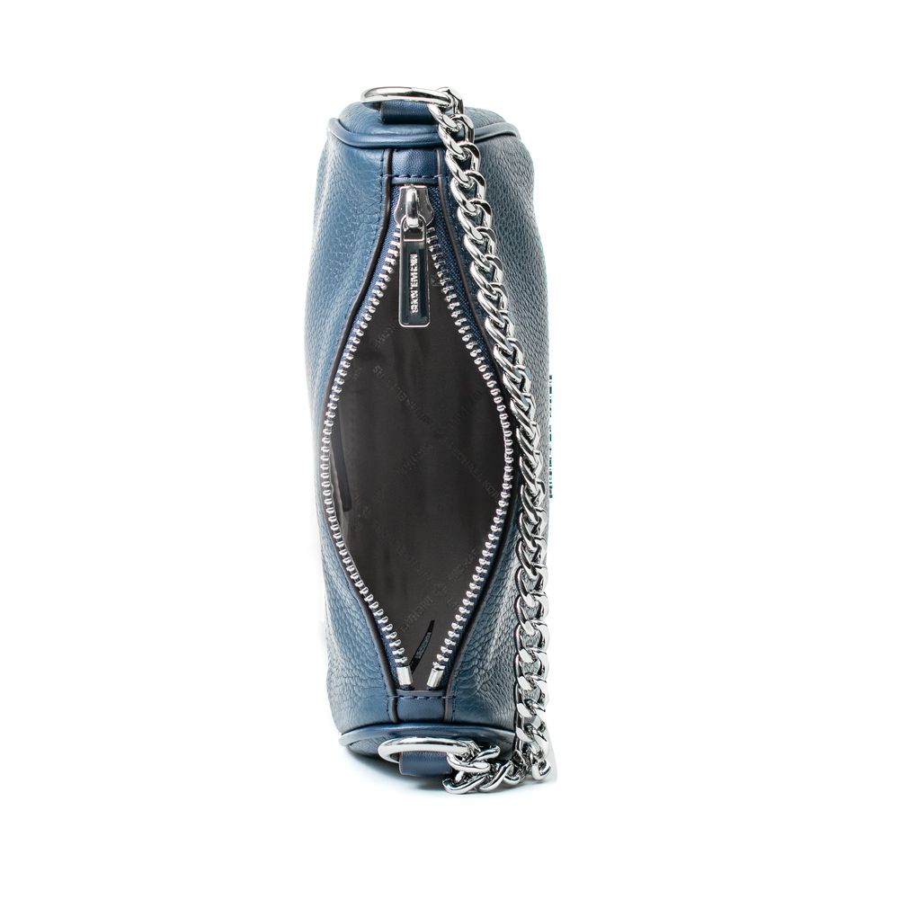 Michael Kors Blue Leather Shoulder Bag