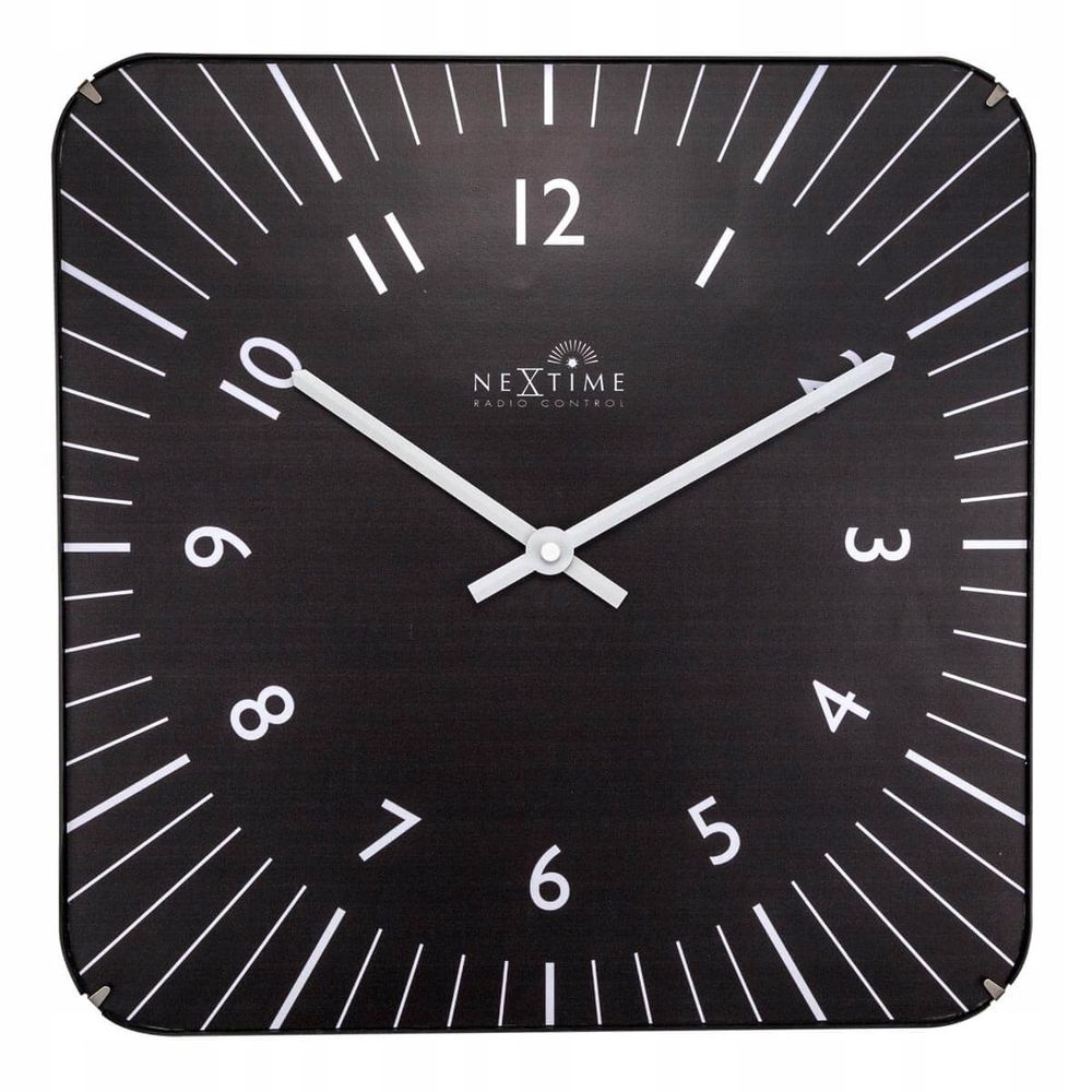 NEXTIME Black Plastic Dress Watch