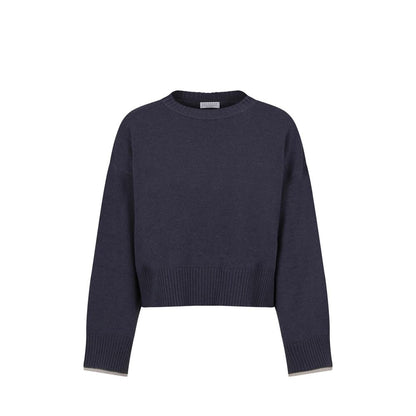 Brunello Cucinelli Blue Cashmere Sweater