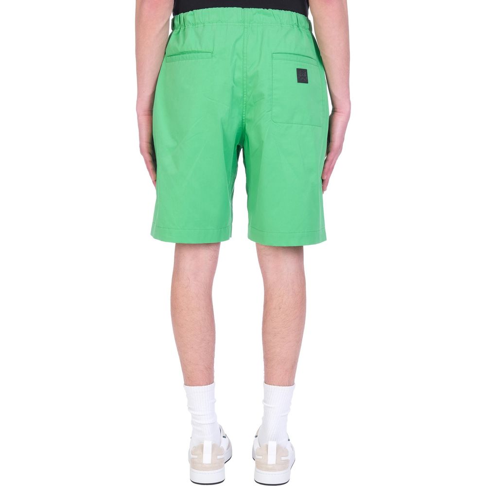 Kenzo Bicolor Cotton Shorts