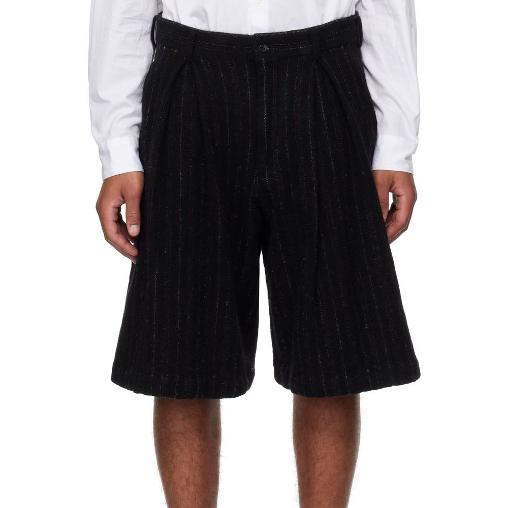 Comme Des Garçons Black Nylon Knee Length