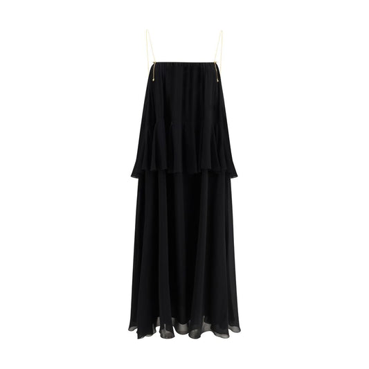 Chloé Black Silk Casual Dress