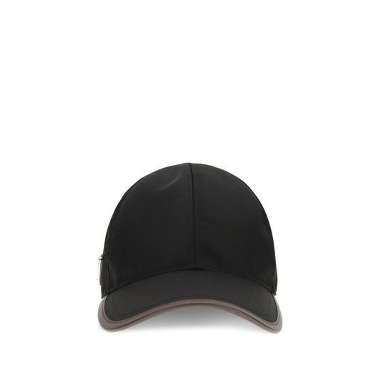 Prada Black Recycled Polyamide Cap (Baseball Hat)