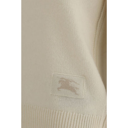 Burberry Cream Cashmere Cashmere Sweater