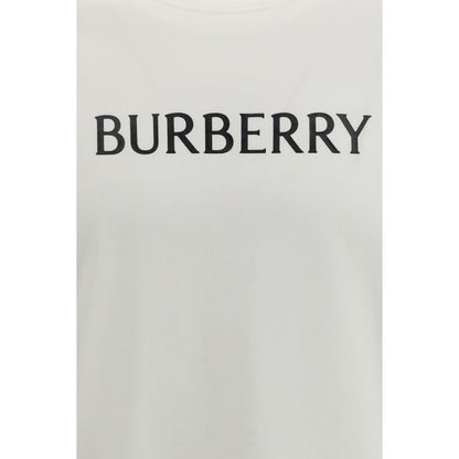 Burberry White Cotton T-Shirt