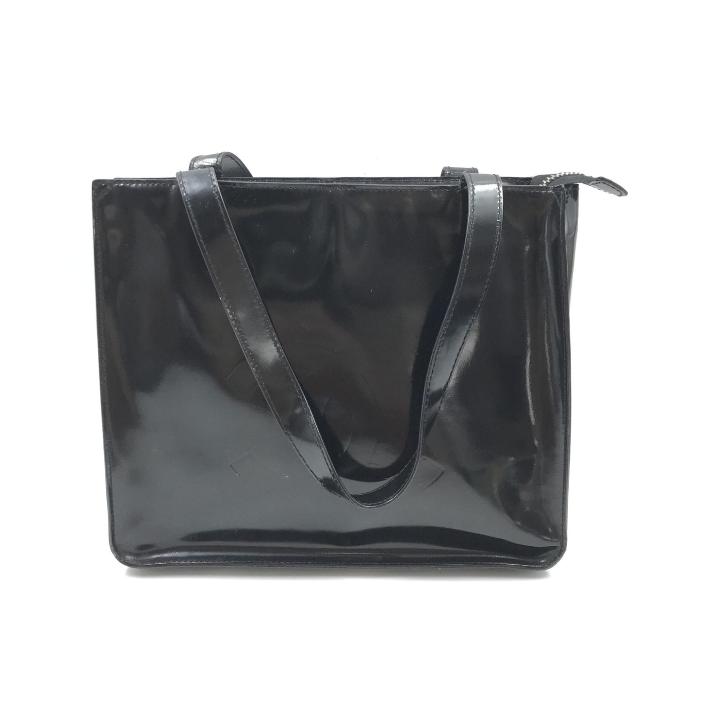 Chanel Black Patent Leather Tote
