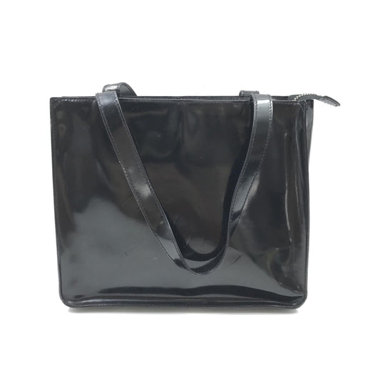 Chanel Black Patent Leather Tote
