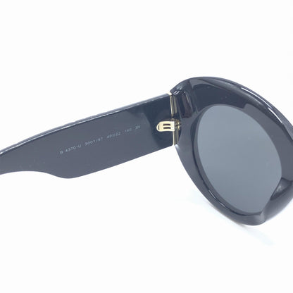 Burberry Black Oversized Round Sunglasses