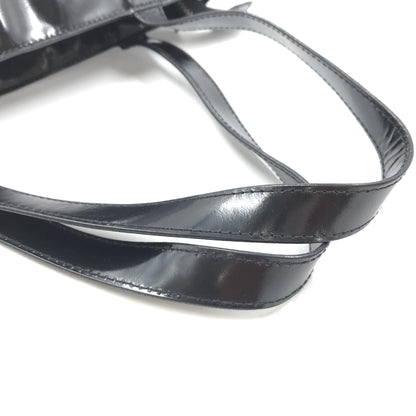 Chanel Black Patent Leather Tote