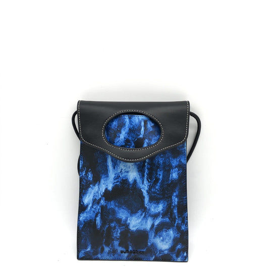 Burberry Blue/Black Pocket Phone Shoulder Bag