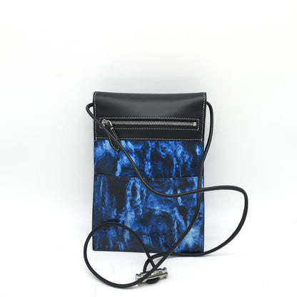 Burberry Blue/Black Pocket Phone Shoulder Bag