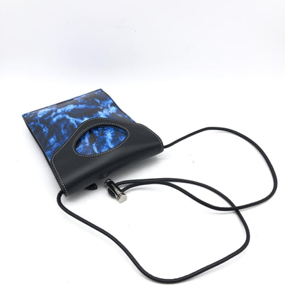 Burberry Blue/Black Pocket Phone Shoulder Bag