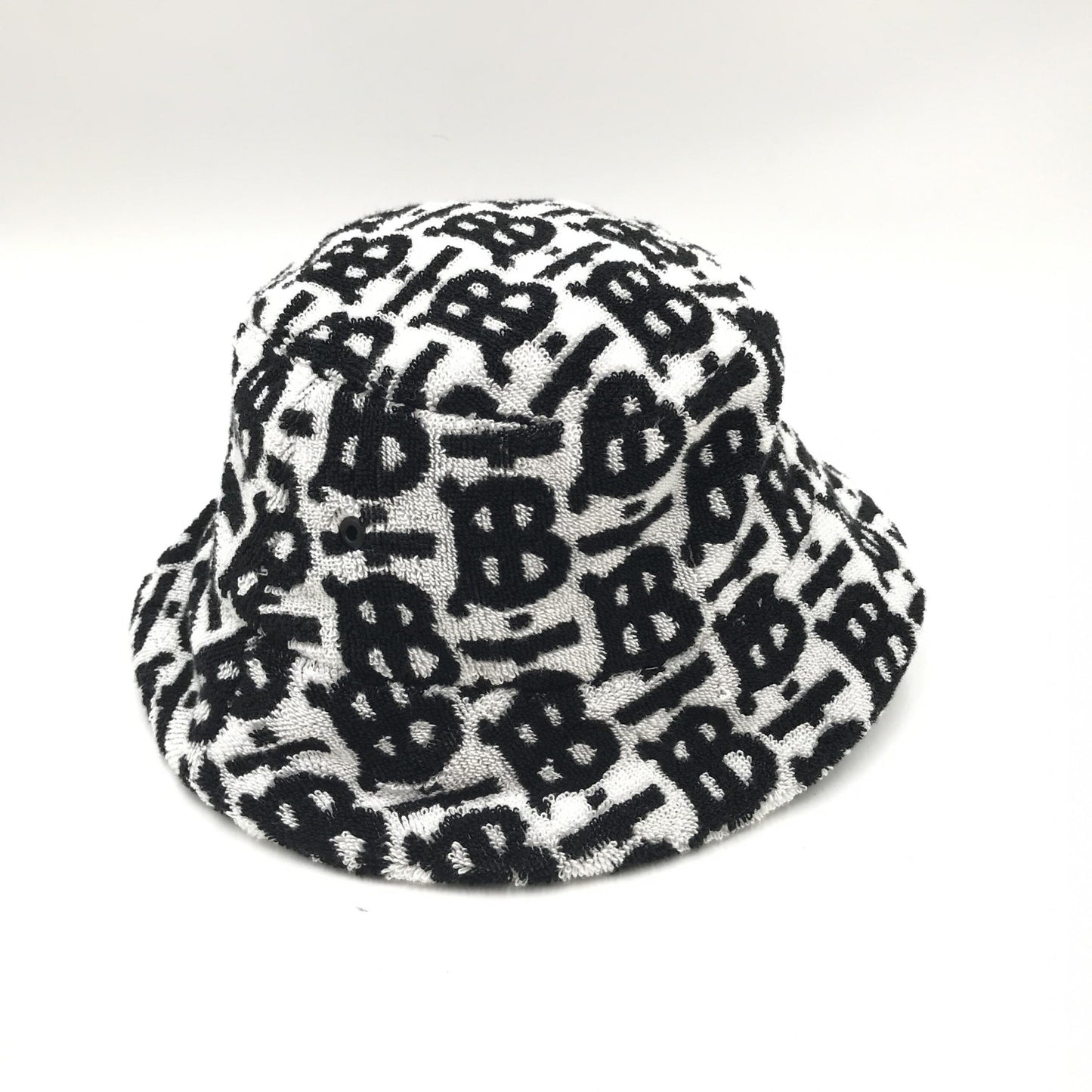 Burberry Cotton Monogram Jacquard Towel Bucket Hat