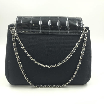 Chanel Chocolate Bar Patent Leather Shoulder Bag