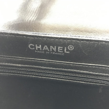 Chanel Chocolate Bar Patent Leather Shoulder Bag