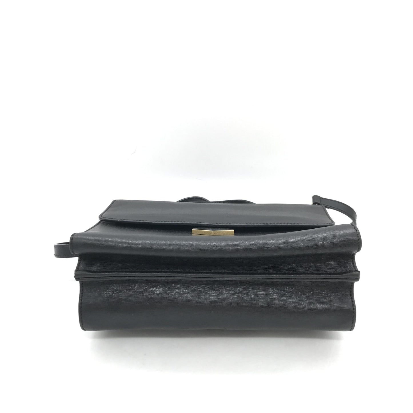 Fendi Demi Jour Black Leather Top Handle Shoulder Bag