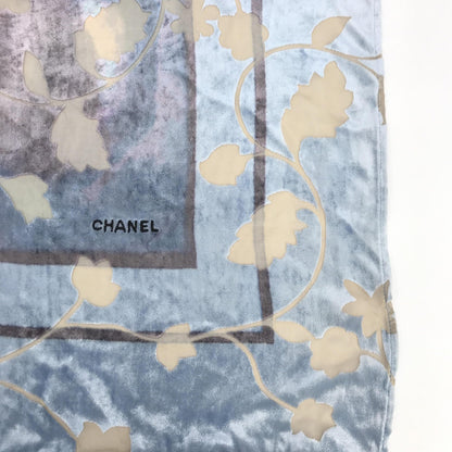 Chanel Silk Scarf: Abstract Floral Design