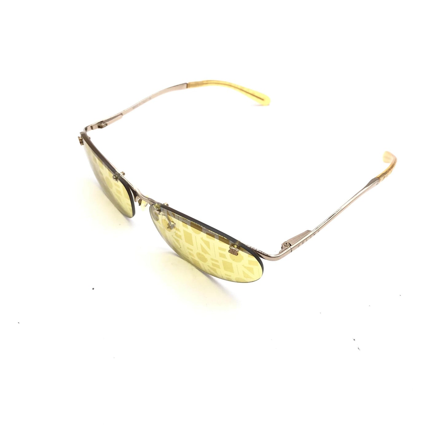 Celine Frameless Sunglasses With Yellow Lenses