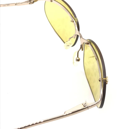 Celine Frameless Sunglasses With Yellow Lenses