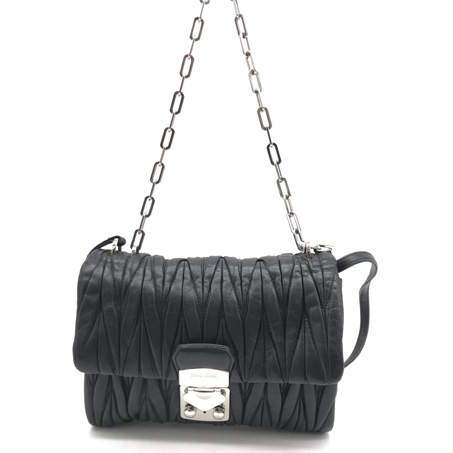 Miu Miu Matelasse Chain Shoulder Bag