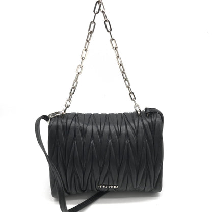 Miu Miu Matelasse Chain Shoulder Bag
