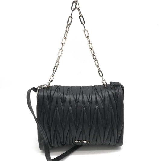Miu Miu Matelasse Chain Shoulder Bag